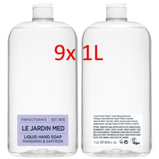 Tekuté mydlo 9L LE JARDIN MED (obsahuje 9x1L fliaš)
