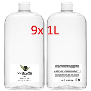 Tekuté mydlo 9L OLIVE CARE (obsahuje 9x 1L fliaš)