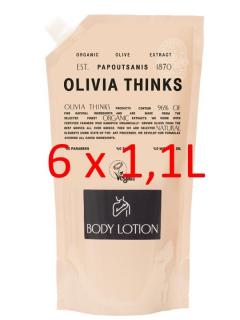 Telový krém 6,6L OLIVIA THINKS (obsahuje 6x 1,1L dopĺňacie sáčky)