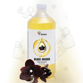 Telový masážny olej Čierna orchidea (Black Orchid) - VERANA Objem: 1000ml