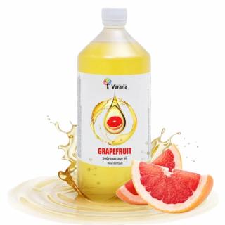 Telový masážny olej Grep (Grapefruit) - VERANA Objem: 1000ml