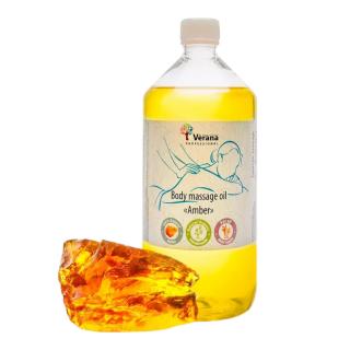 Telový masážny olej Jantár (Amber) - VERANA Objem: 1000ml