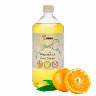 Telový masážny olej Sladký pomaranč (Sweet Orange) - VERANA Objem: 1000ml