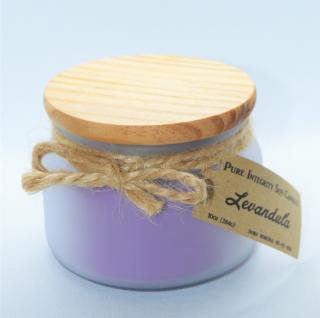 Vonná sójová sviečka LEVANDUĽA (LAVENDER) 10 oz (284g)