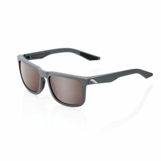 100% BLAKE - Soft Tact Cool Grey - HiPER Crimson Silver Mirror Lens