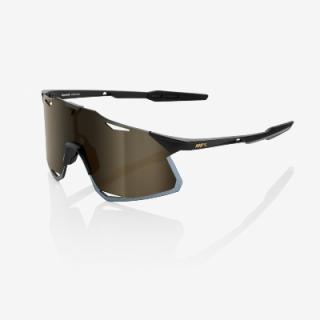 100% HYPERCRAFT - Matte Black - Soft Gold Mirror Lens