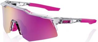 100% Speedcraft SL Polished Translucent Grey Purple Multilayer Mirror Lens
