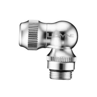 Lezyne SLIP CHUCK - koncovka hadice pumpy - strieborná