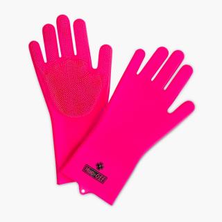 Muc-Off Deep Scrubber Gloves Pink L