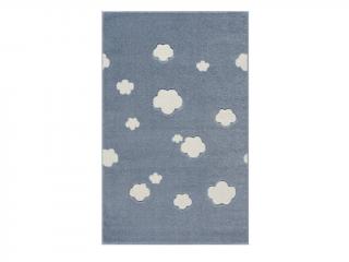 Detský koberec - Malý Mráčik Farba: modrá-biela, Rozmery: 120 x 180 cm