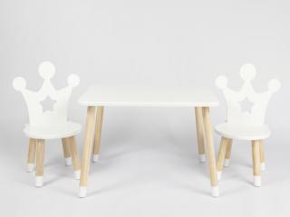 Detský stôl a stoličky Korunka Variant: stôl + 2 stoličky
