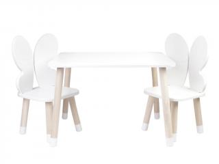 Detský stôl a stoličky Motýlie krídla Variant: stôl + 2 stoličky