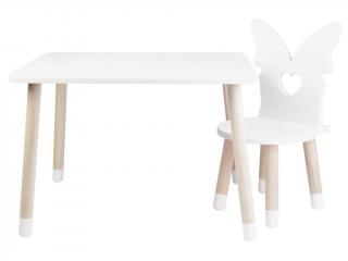 Detský stôl a stoličky Motýlik Variant: stôl + 1 stolička