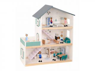 Domček pre bábiky s nábytkom