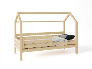 Domčeková posteľ Premium so šuflíkom rozmer lôžka: 100 x 180 cm, šuplík, nožičky: s nožičkami, bez šuplíku, Zábrany: obe