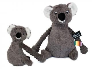 Plyšová koala - mama s bábätkom Farba: sivá