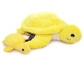 Plyšová korytnačka - mama s bábätkom Farba: žltá