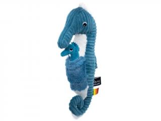 Plyšový morský koník - otec s bábätkom Farba: Modrá