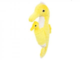 Plyšový morský koník - otec s bábätkom Farba: žltá
