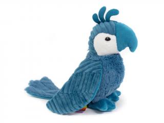 Plyšový papagáj Farba: Modrá