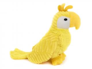 Plyšový papagáj Farba: žltá