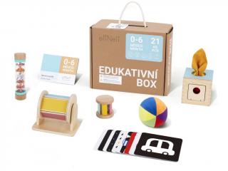 Sada náučných hračiek pre bábätká 0–⁠6 mesiacov - edukatívny box