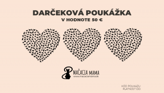 Darčekový poukaz do e-shopu Mačacia mama 10 €