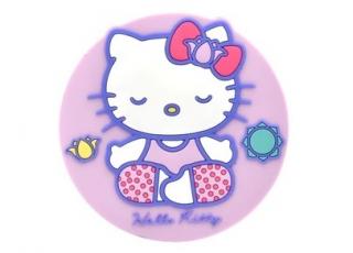 Vreckové zrkadlo s mačkou Hello Kitty - 2 motívy Fialová