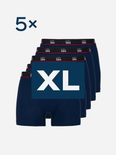 5pack pánskych boxeriek PUNO navy - XL