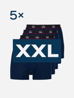 5pack pánskych boxeriek PUNO navy - XXL