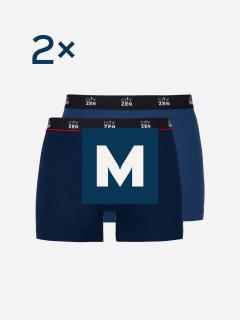 Boxerky PUNO navy+modré - M