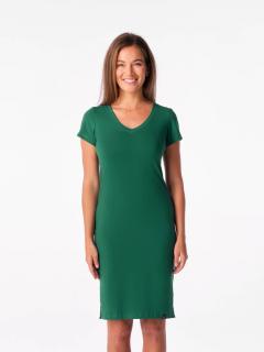 Dámske šaty NATAL Fľašovo zelená Veľkosť: 36