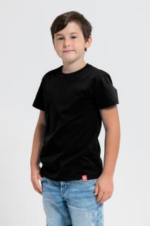 Detské tričko Matyáš čierne Veľkosť: 128-134