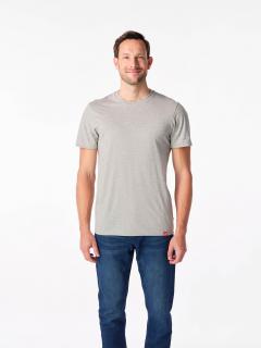 Pánske tričko AGEN sivá melanž Veľkosť: XL