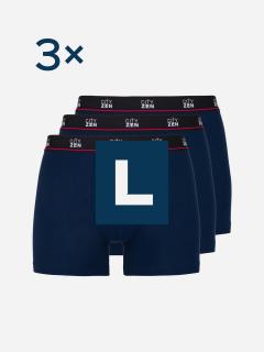 Triplepack pánskych boxeriek PUNO navy - L