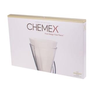 CHEMEX filtre na 1 až 3 šálky (Biele chemex filtre na 1 - 3 šálky kávy, 100 KS)