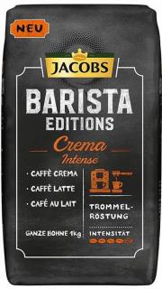 Jacobs Barista Crema INTENSE zrnková káva 1 kg (Jacobs Barista Crema Intense 1kg)