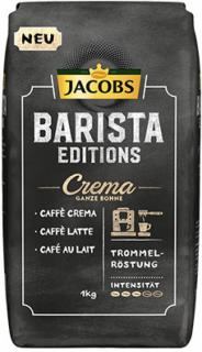 Jacobs Barista Crema zrnková káva 1 kg (Jacobs Barista Crema 1kg)