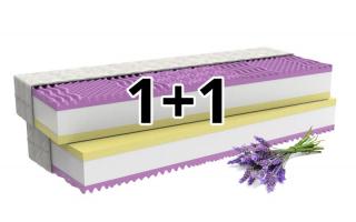 1 + 1 Ortopedický matrac LEVANDULE COMFORT s pamäťovou penou a levanduľou Zvoľte rozmer: 80 x 200 cm