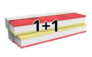 1 + 1 Ortopedický matrac MEMORY COMFORT s pamäťovou penou Zvoľte rozmer: 80 x 200 cm