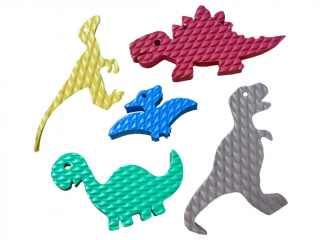 Detské penové samolepky do vane DINOSAURY