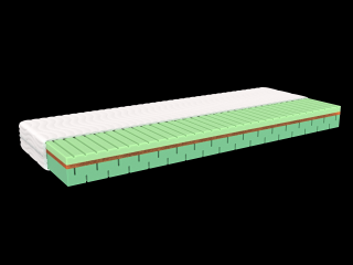 Detský penový matrac COCONA s kokosovými vláknami Zvoľte rozmer: 120x200 cm