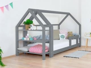 Domčeková skrinka KTERY pre posteľ Tery Zvoľte farbu: Tmavo sivá, Zvoľte rozmer: 70 cm (pre postel o šírke 70 cm)