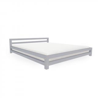 Dvojlôžková posteľ MODERN Zvoľte farbu: Tmavo sivá, Rozmer: 160 x 200 cm