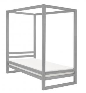 Jednolôžková posteľ BALDEE Zvoľte farbu: Tmavo sivá, Rozmer: 120 x 200 cm