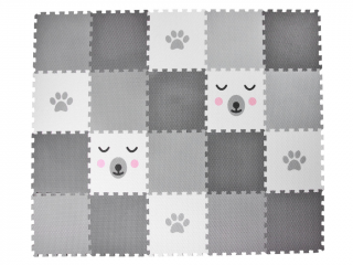 Penová hracia podlaha puzzle 20 dielov TLAPKA A MEDVEĎ