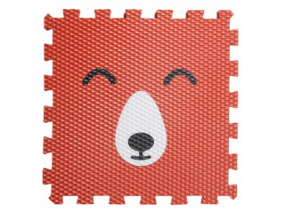 Penová puzzle podložka do detskej izby LÍŠKA Zvoľte farbu: Tmavo oranžová
