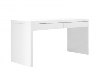 Písací stôl so šuplíkmi o šírke 160 cm SIMONE biely