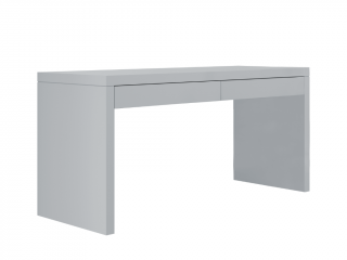 Písací stôl so šuplíkmi o šírke 160 cm SIMONE šedý