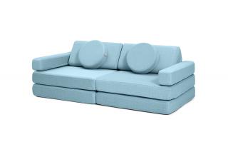 Skladací penový bunker SOFA MINI Zvoľte farbu: Svetlo modrá